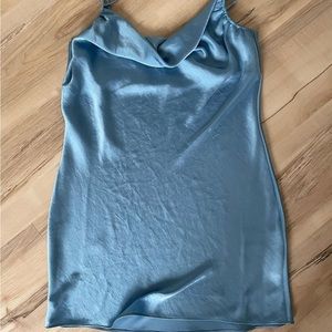 Wilfred cowl neck mini dress